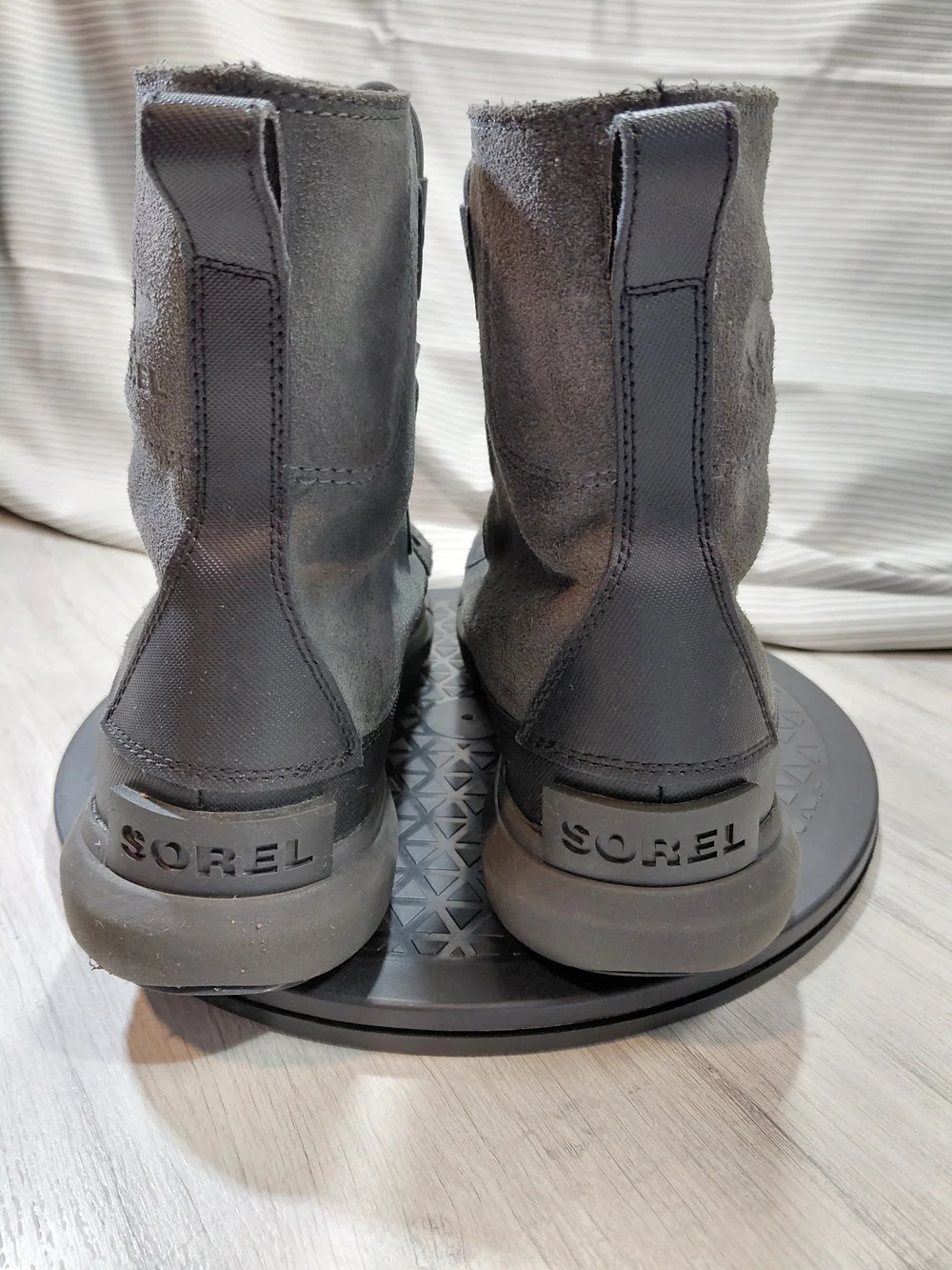 Sorel Mens Explorer Waterproof Gray Suede Leather Lace-Up Ankle Boots SIZE 10